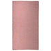 Buitenkleed platgeweven 80x150 cm rood