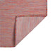 Buitenkleed platgeweven 80x150 cm rood