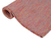 Buitenkleed platgeweven 80x150 cm rood