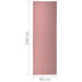 Buitenkleed platgeweven 80x250 cm rood