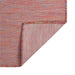 Buitenkleed platgeweven 100x200 cm rood