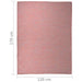 Buitenkleed platgeweven 120x170 cm rood