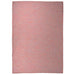 Buitenkleed platgeweven 140x200 cm rood