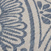 Buitenkleed met patroon platgeweven 120x170 cm blauw