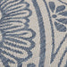 Buitenkleed met patroon platgeweven 140x200 cm blauw
