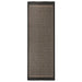 Buitenkleed platgeweven 80x250 cm donkerbruin