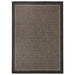 Buitenkleed platgeweven 120x170 cm donkerbruin