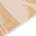 Buitenkleed met bladpatroon platgeweven 80x250 cm