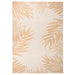Buitenkleed met bladpatroon platgeweven 140x200 cm