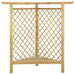 Hoekpergola met bank 166x81x174 cm geïmpregneerd grenenhout