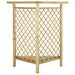 Hoekpergola met bank 166x81x174 cm geïmpregneerd grenenhout