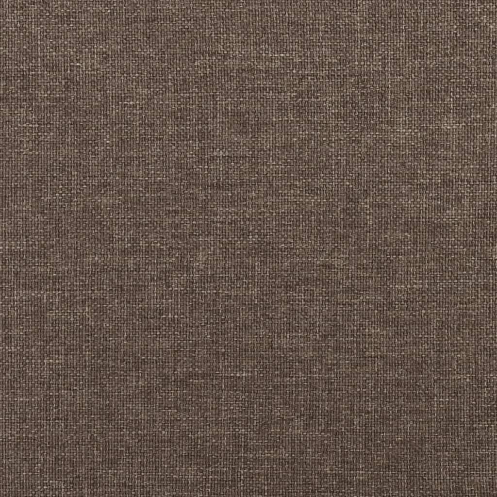 Relaxstoel met voetenbank stof taupe