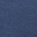 Relaxstoel met voetenbank stof blauw