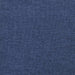Relaxstoel met voetenbank stof blauw