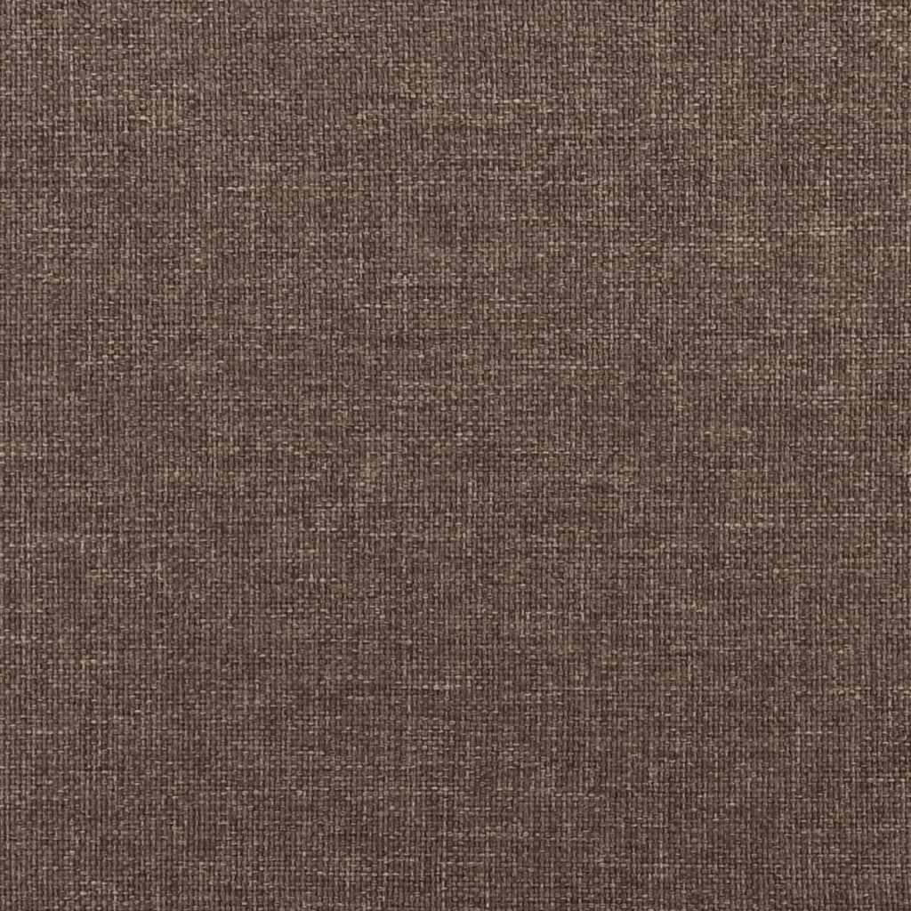 Relaxstoel met voetenbank stof taupe