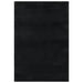 Vloerkleed wasbaar korte pool anti-slip 160x230 cm zwart