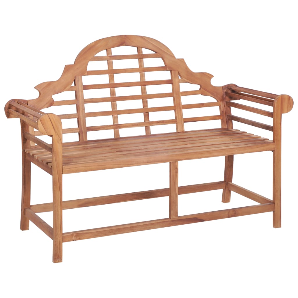 Tuinbank 127x58,5x92,5 cm massief teakhout