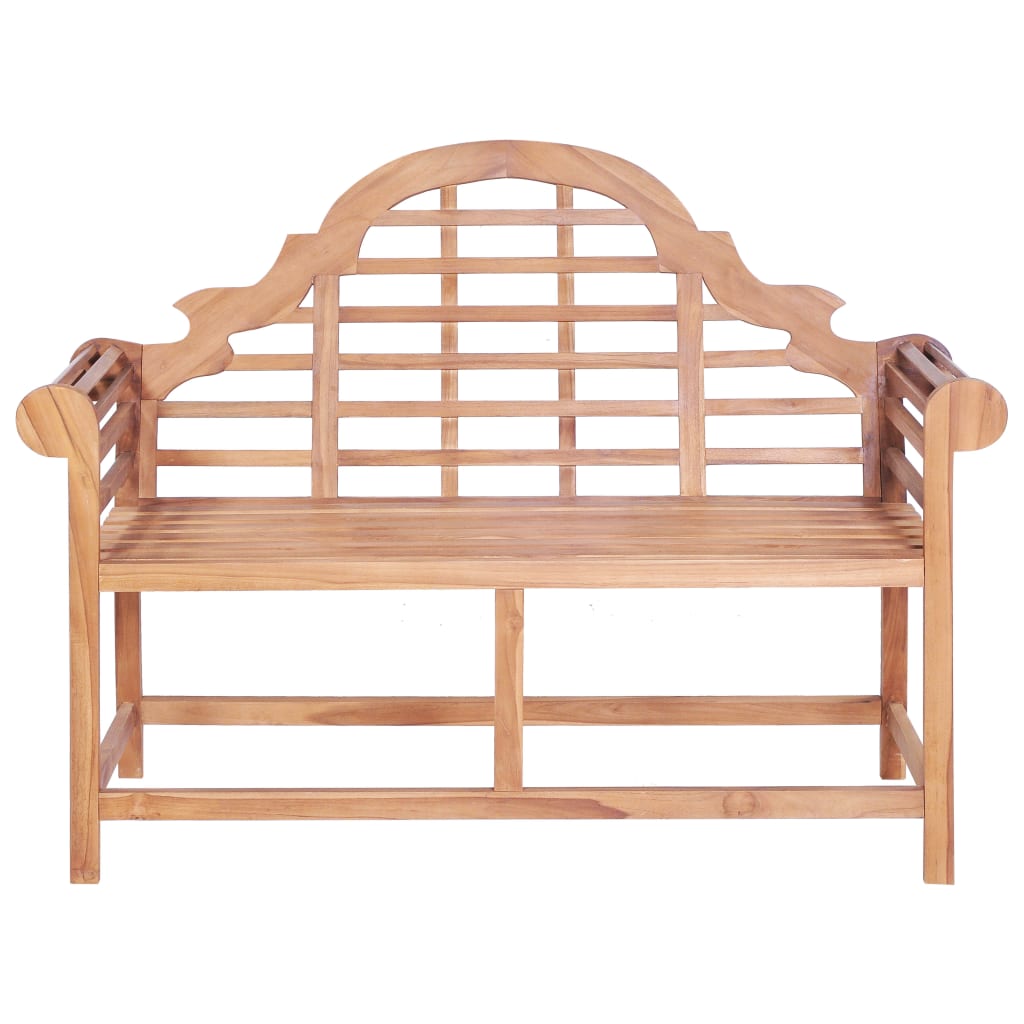 Tuinbank 127x58,5x92,5 cm massief teakhout
