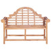 Tuinbank 127x58,5x92,5 cm massief teakhout
