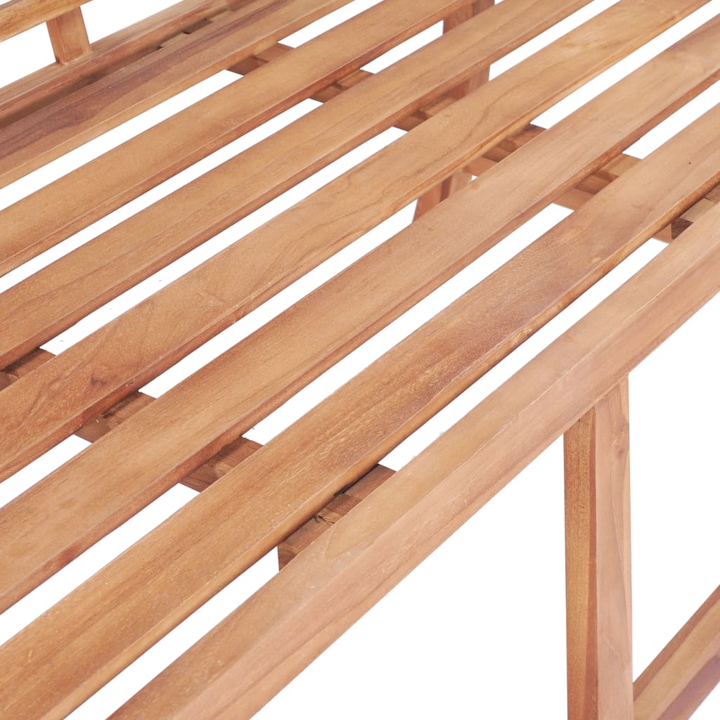 Tuinbank 127x58,5x92,5 cm massief teakhout
