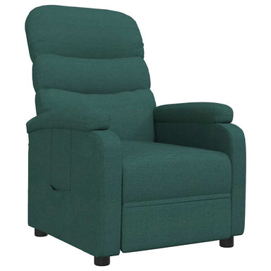 Fauteuil verstelbaar stof donkergroen