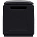 Tuinbox 230 L 96x53x57 cm donkergrijs en zwart