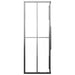 Douchecabine 80x80x180 cm halfmat ESG zwart
