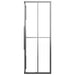 Douchecabine 80x80x180 cm halfmat ESG zwart
