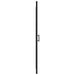 Douchedeur halfmat 81x195 cm gehard glas zwart