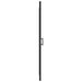 Douchedeur halfmat 91x195 cm gehard glas zwart