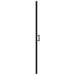 Douchedeur halfmat 100x178 cm gehard glas zwart