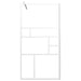 Inloopdouchewand 115x195 cm ESG-glas wit