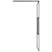 Inloopdouchewand met stenenmotief 90x195 cm ESG-glas zwart