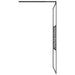 Inloopdouchewand met stenenmotief 100x195 cm ESG-glas zwart