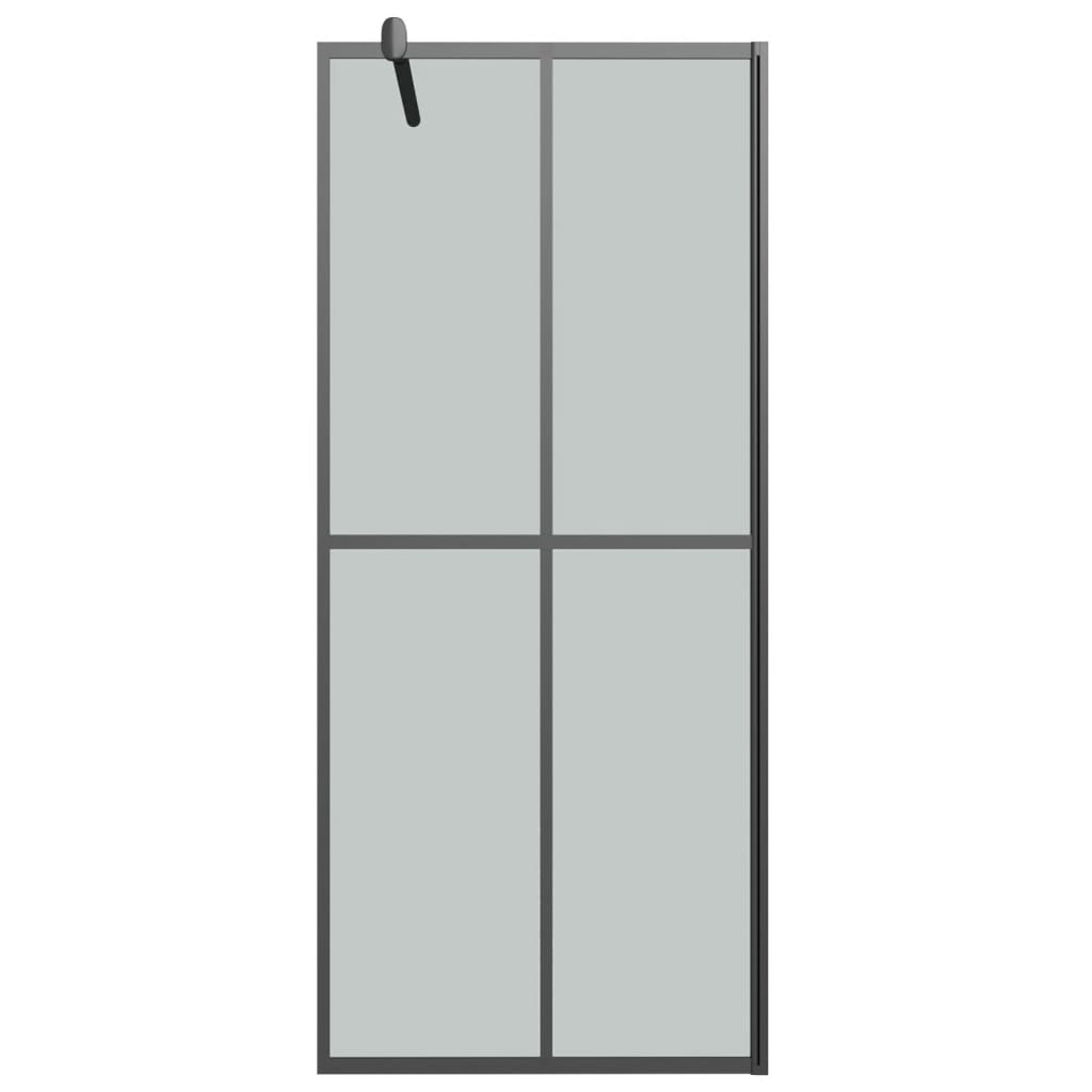 Inloopdouchescherm 80x195 cm donker gehard glas