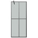 Inloopdouchescherm 80x195 cm donker gehard glas