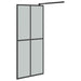 Inloopdouchescherm 80x195 cm donker gehard glas