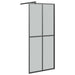 Inloopdouchescherm 90x195 cm donker gehard glas