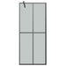 Inloopdouchescherm 90x195 cm donker gehard glas
