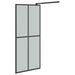 Inloopdouchescherm 90x195 cm donker gehard glas