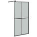 Inloopdouchescherm 100x195 cm donker gehard glas