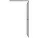 Inloopdouchescherm 100x195 cm donker gehard glas