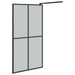 Inloopdouchescherm 100x195 cm donker gehard glas