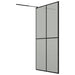 Inloopdouchescherm 118x190 cm donker gehard glas