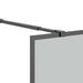 Inloopdouchescherm 118x190 cm donker gehard glas