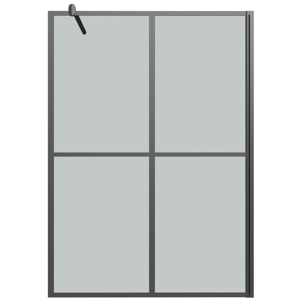 Inloopdouchescherm 140x195 cm donker gehard glas
