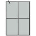 Inloopdouchescherm 140x195 cm donker gehard glas