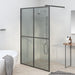 Inloopdouchescherm 140x195 cm donker gehard glas