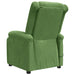 Fauteuil elektrisch verstelbaar fluweel lichtgroen
