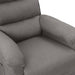 Fauteuil elektrisch verstelbaar stof lichtgrijs